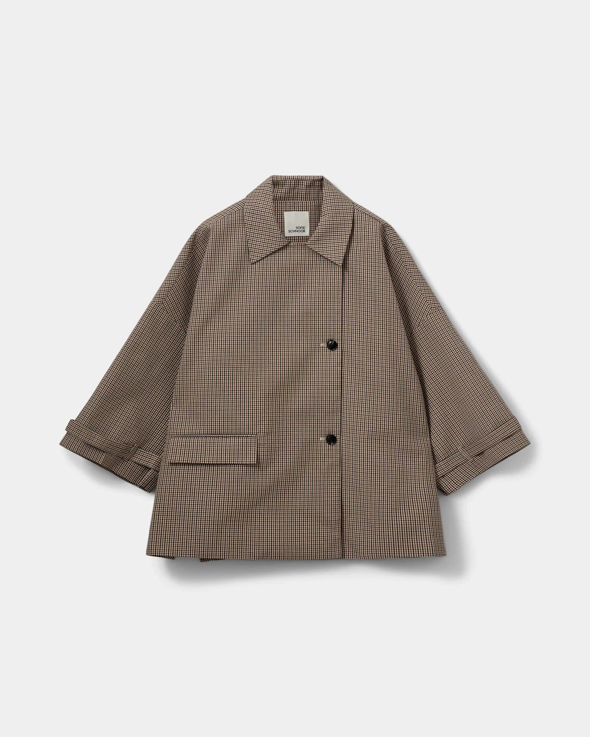 Selina Oversize Check Jacket