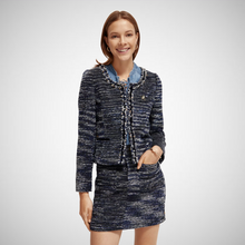 Charger l&#39;image dans la galerie, Tweed Blazer With Decorative Tapes (7924882178256)
