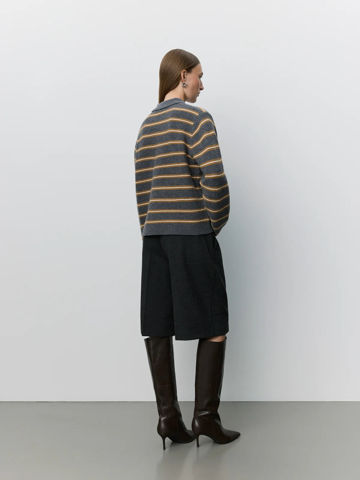 Stormasw Striped Knit Polo