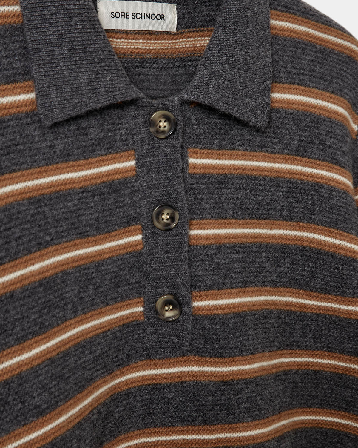 Stormasw Striped Knit Polo