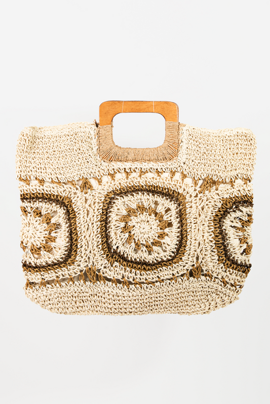 Square Straw Braided Bag (7916003590352)
