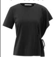 Sweat-shirt à col montant avec ceinture