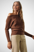 Load image into Gallery viewer, Slightly One Shoulder Off Sweater (8229667897552)
