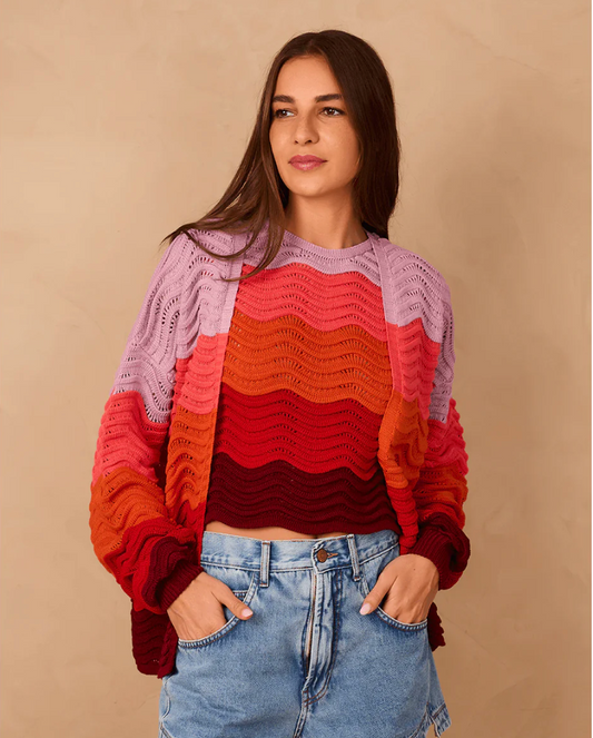 Cardigan en tricot Arpoador