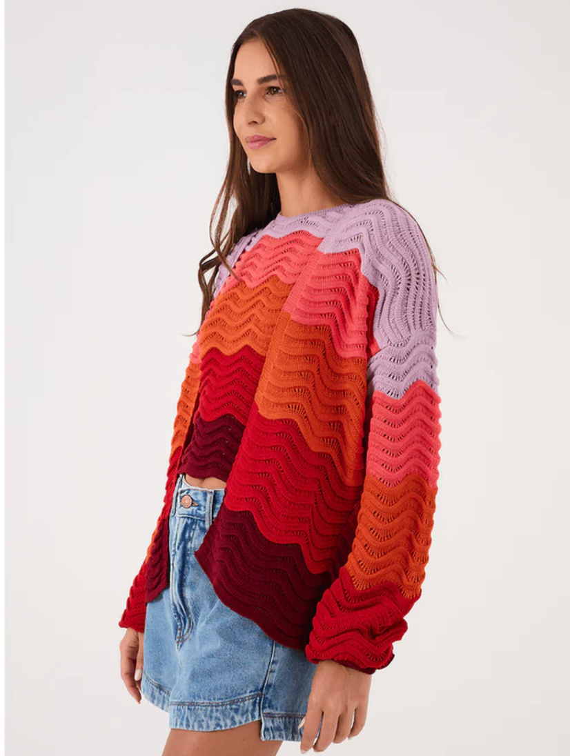 Cardigan en tricot Arpoador