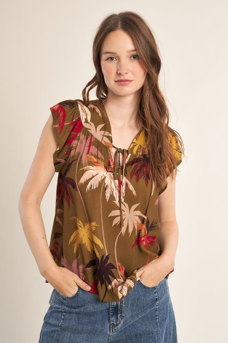 Flared Top Printed