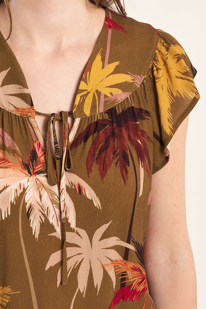 Flared Top Printed