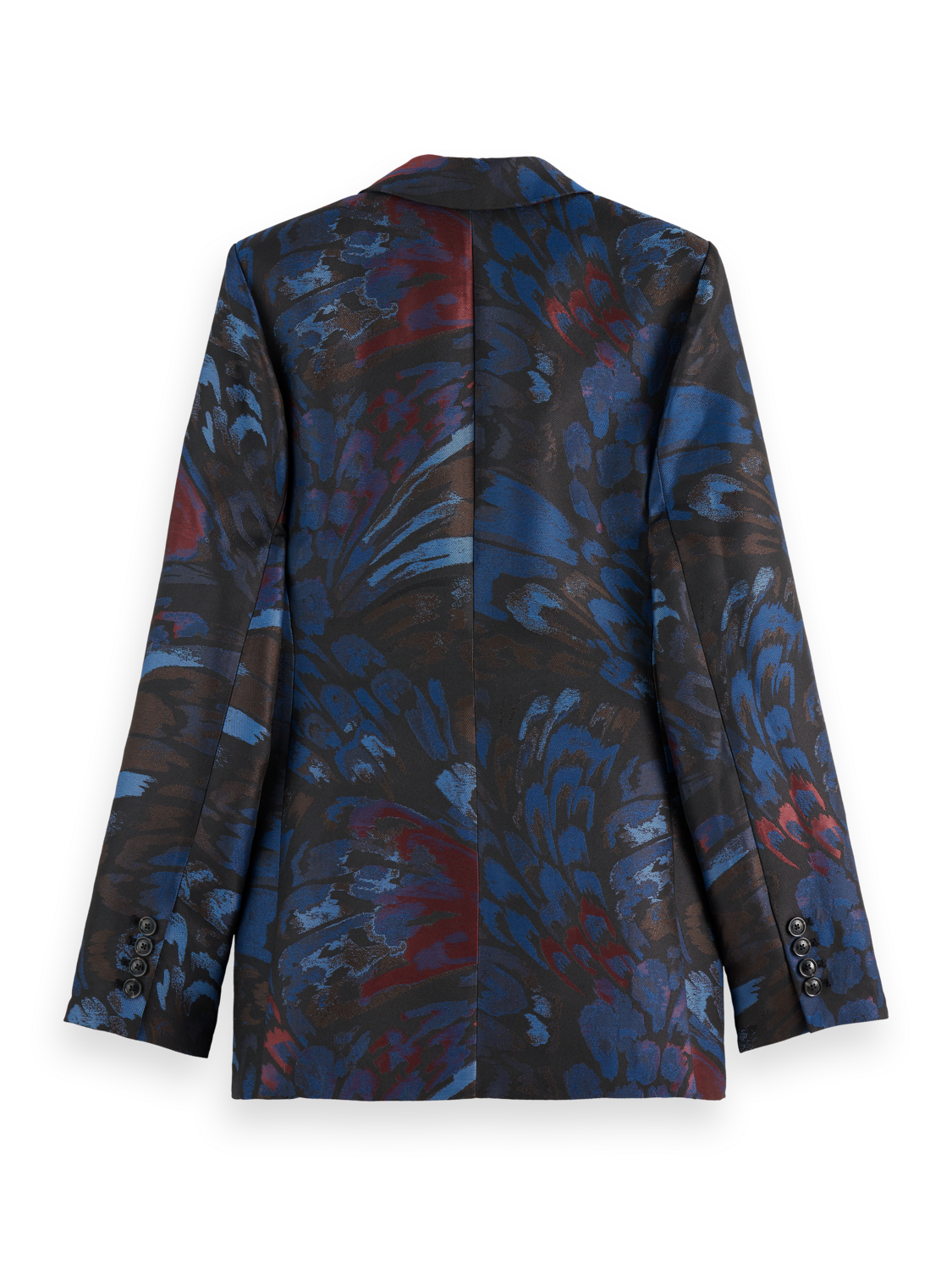 Double Breasted Jacquard Blazer