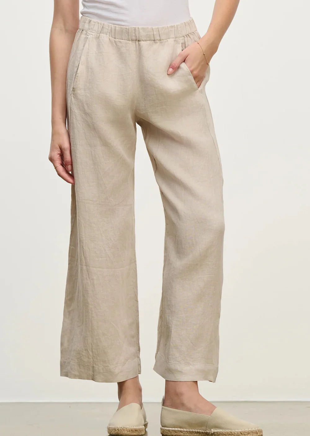 Lola Woven Linen Pant (8247706910928)
