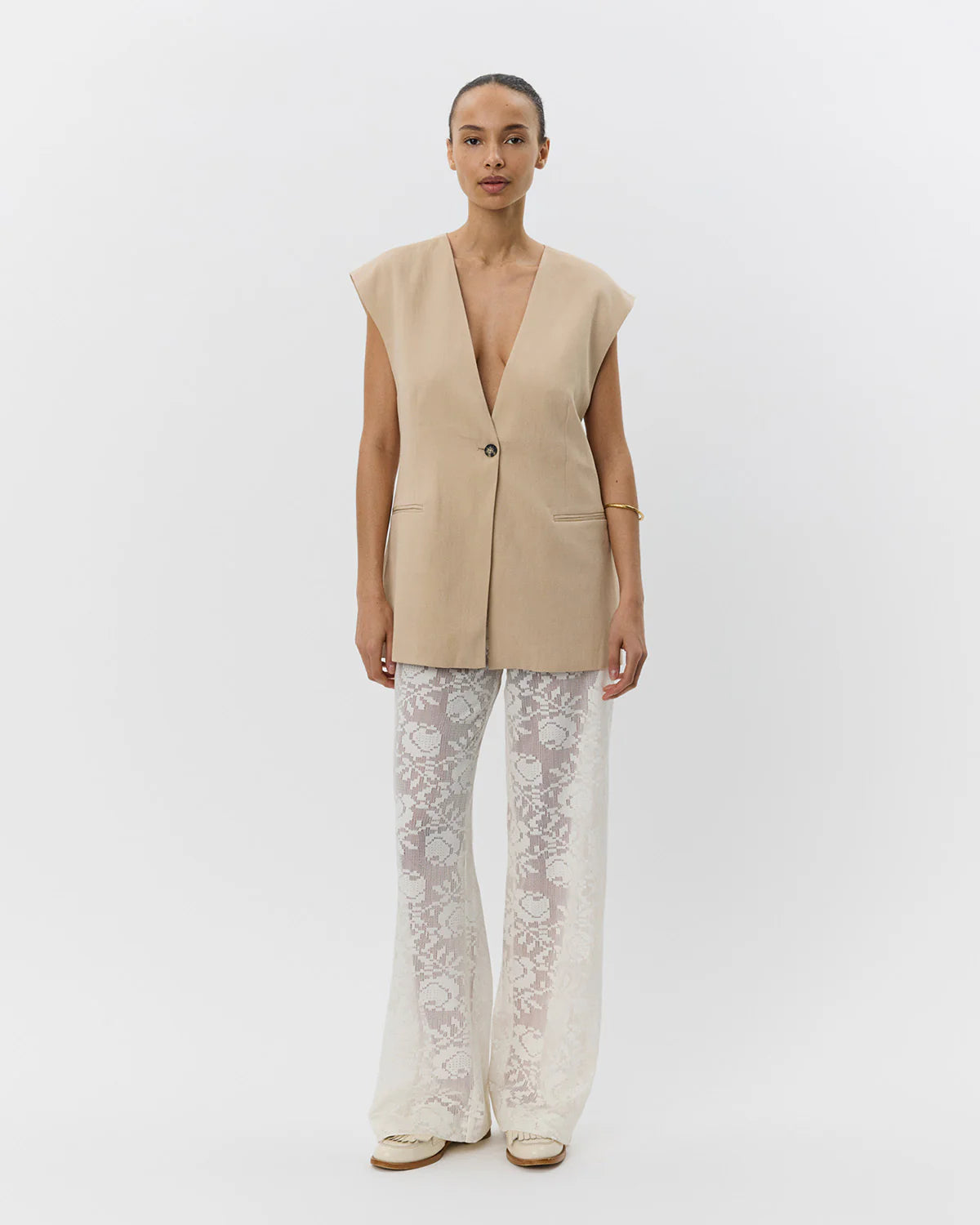 Tailored Single-Button Vest (8257186103504)