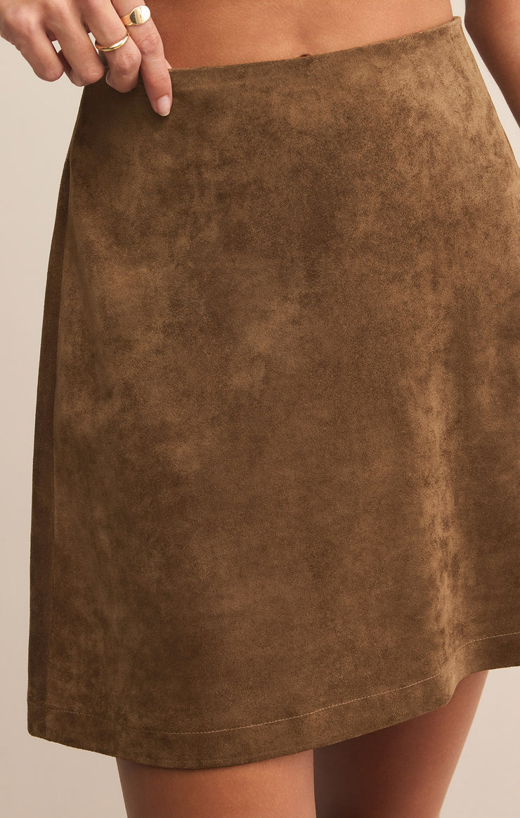 Ciera Suede Mini Skirt (8349344301264)