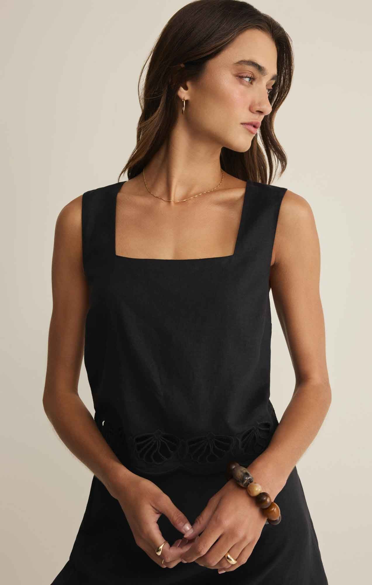 Charlene Embroidery Top