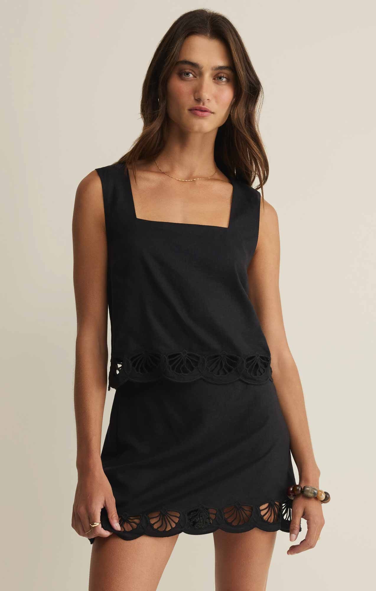 Charlene Embroidery Top