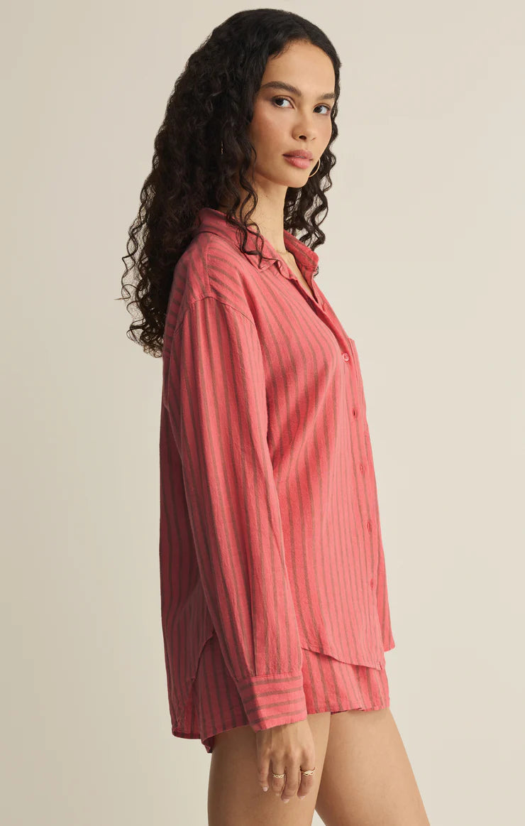 The Perfect Striped Button Up