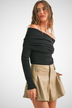 Load image into Gallery viewer, Off Shoulder Sweater Top (8229683003600)
