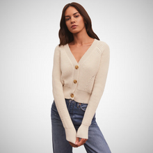 Charger l&#39;image dans la galerie, Brit Cropped Cardigan (7921767153872)
