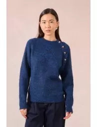 Knitted Button Sweater (8345880527056)