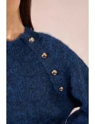 Knitted Button Sweater (8345880527056)