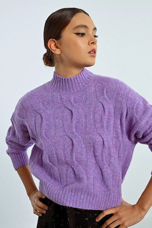 Cable Knit Sweater (8345880854736)