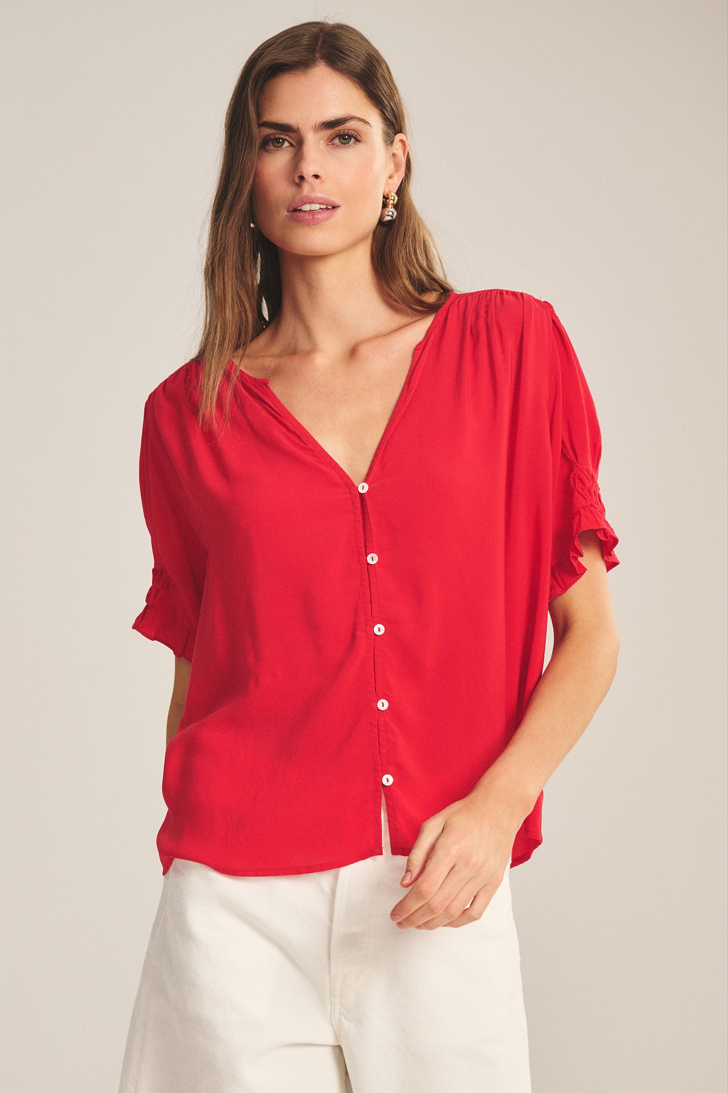 Haut en rayonne challis