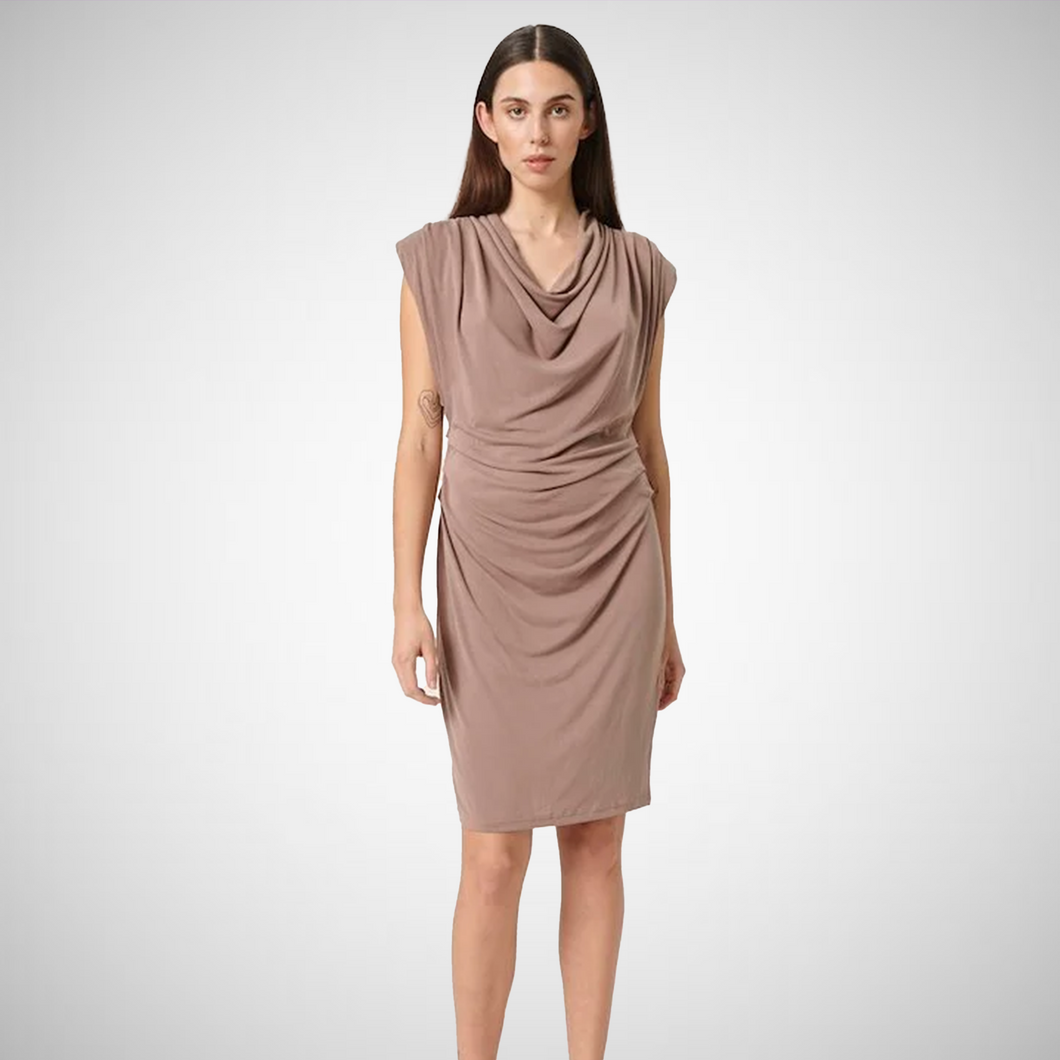 Columbine Drape Dress (7892125679824)