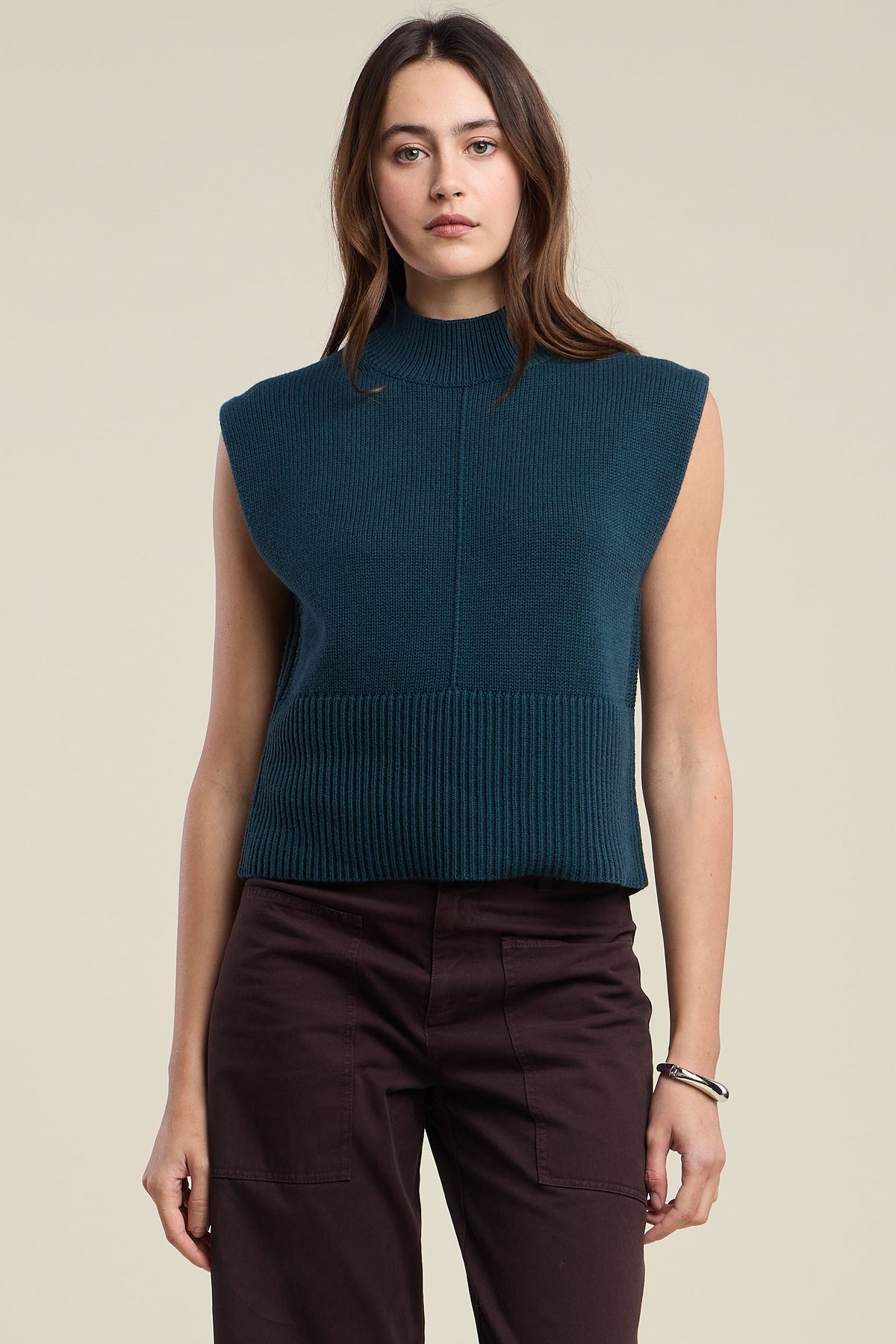 Pull en coton et cachemire
