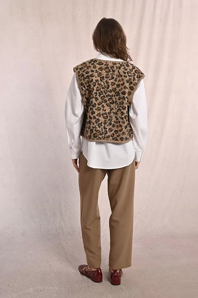 Fur-Effect Sleeveless Jacket (8345880330448)