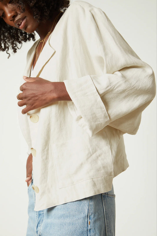Brielle Linen Jacket (7891633766608)