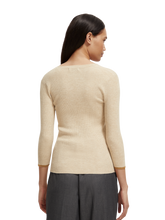 Load image into Gallery viewer, Button Detail Skinny Rib Pullover (7924891156688)
