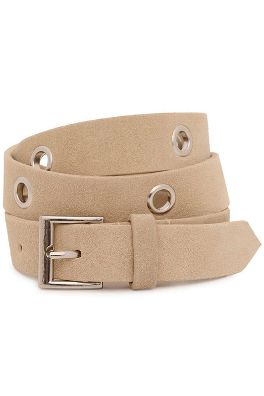 Calilje Eyelets Suede Belt