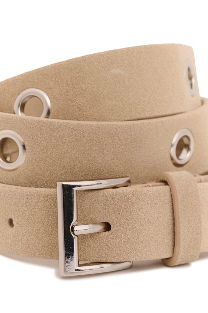 Ceinture en daim à œillets Calilje