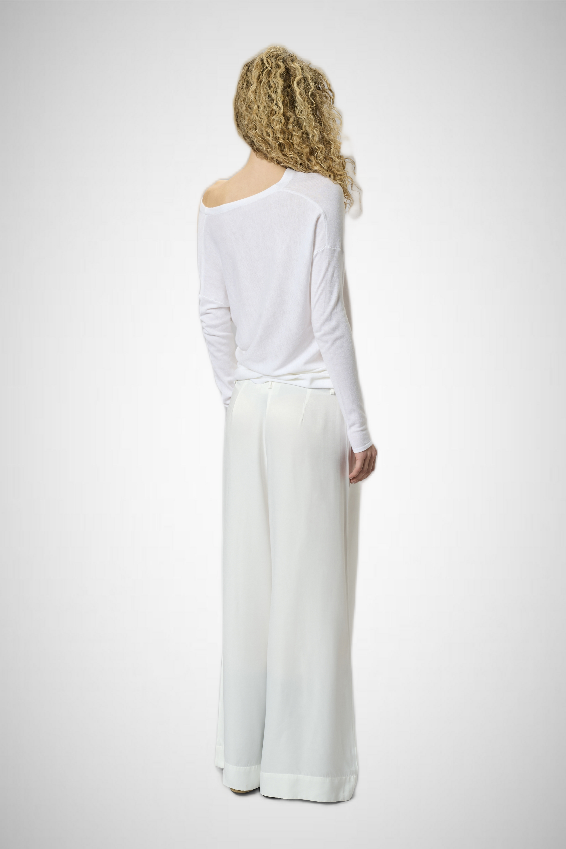 Polly Waterfall Knit Blouse (8350479384784)