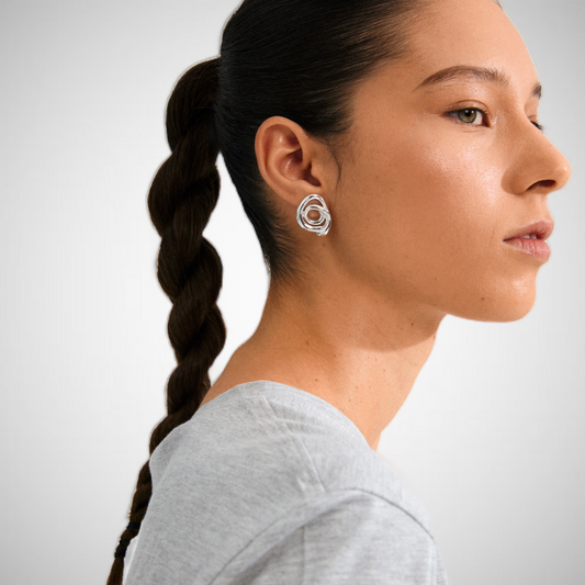Unfold Earrings Silver-Plated (8335103525072)