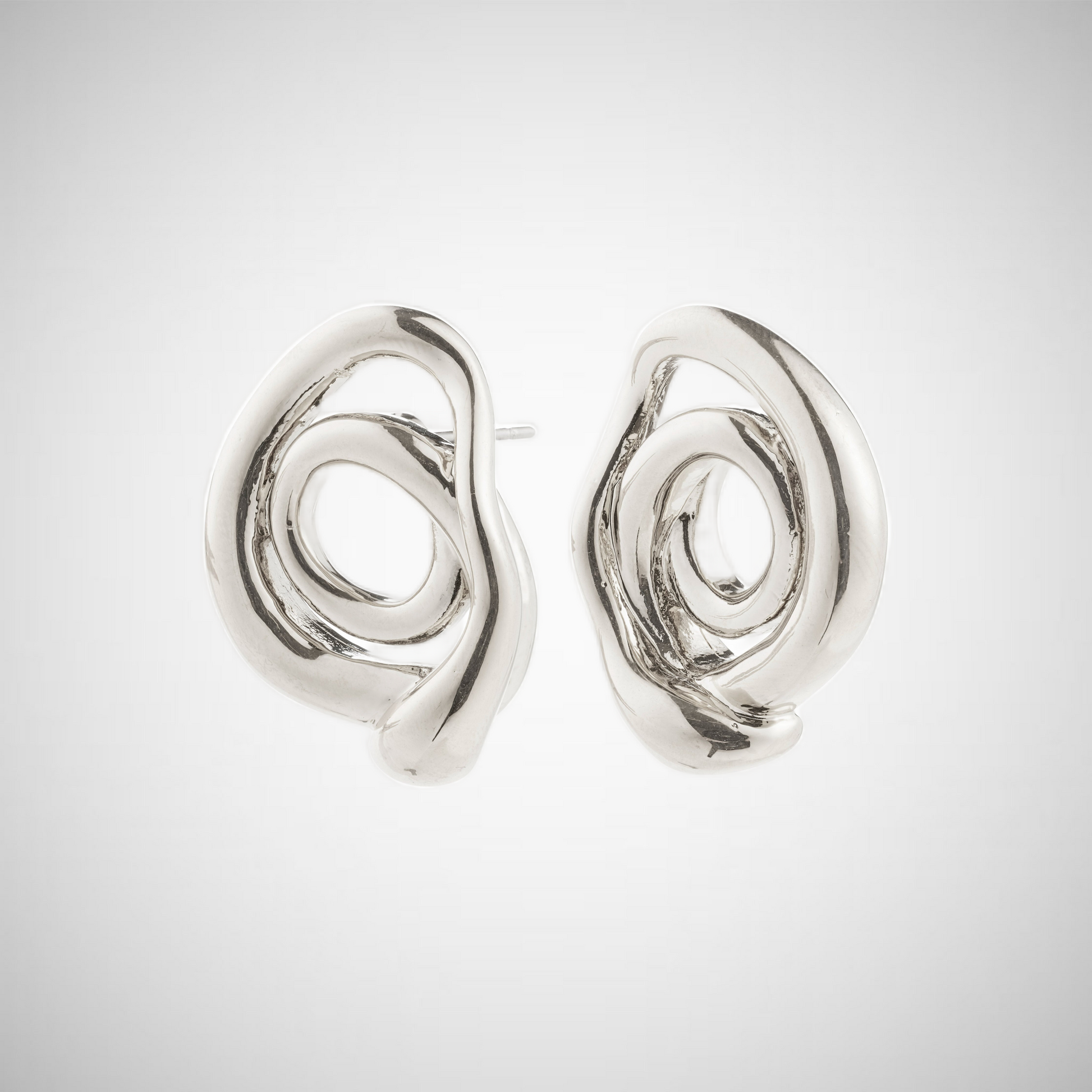 Unfold Earrings Silver-Plated (8335103525072)