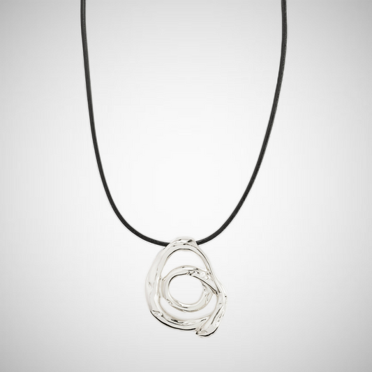 Unfold Necklace Silver-Plated (8335103459536) (8335103426768)