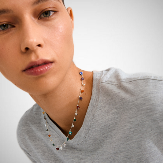 Between Necklace Silver-Plated (8335103688912)