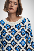 Charger l&#39;image dans la galerie, Multi Colour Crotchet Sweater (8254680760528)
