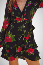 Charger l&#39;image dans la galerie, Sweet Talk Ruffled Surplice Mini Dress (8276757119184)
