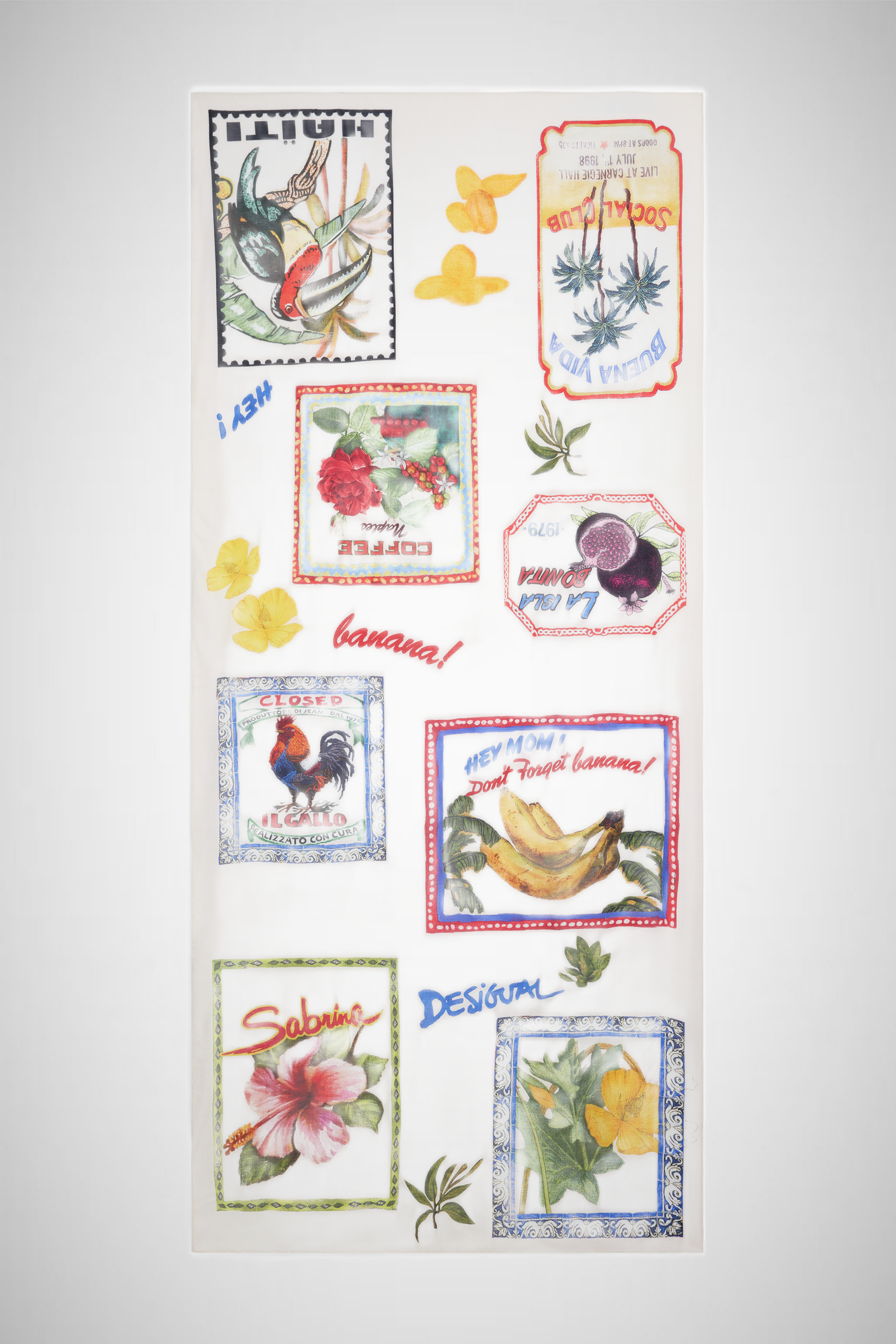 Stamp Scarf (8254680596688)