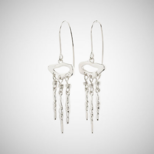 Breeze Earrings Silver-Plated (8302557135056)