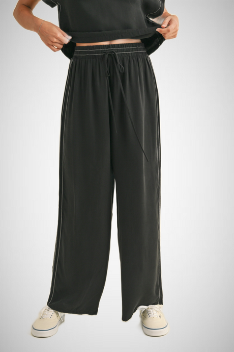 Viscose Elastic Band Waist Pants (8258932080848)