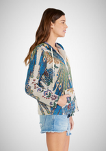 Load image into Gallery viewer, Long Sleeve Zipper Front Tapestry Hoodie Jacket (8261796004048)
