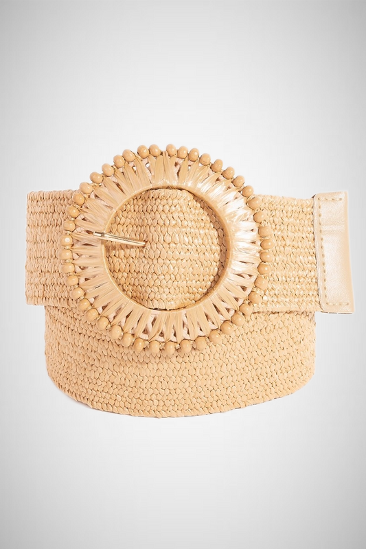 Elastic Braided Hoop Buckle Belt (8258937749712)