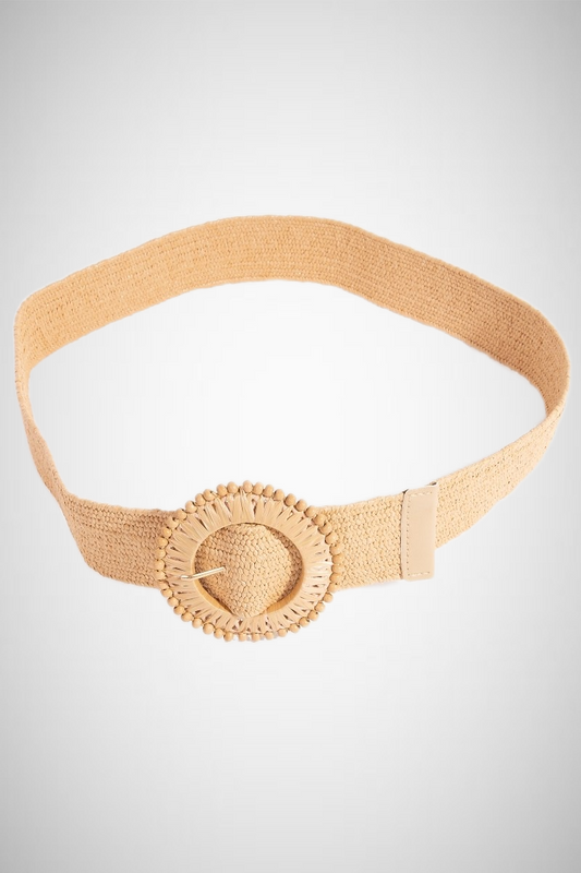 Elastic Braided Hoop Buckle Belt (8258937749712)