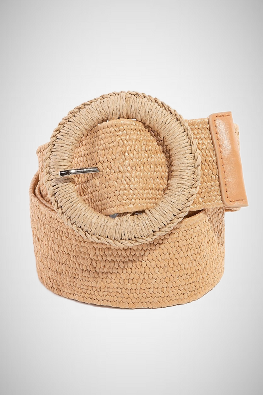 Braided Hoop Buckle Elastic Belt (8258937946320)