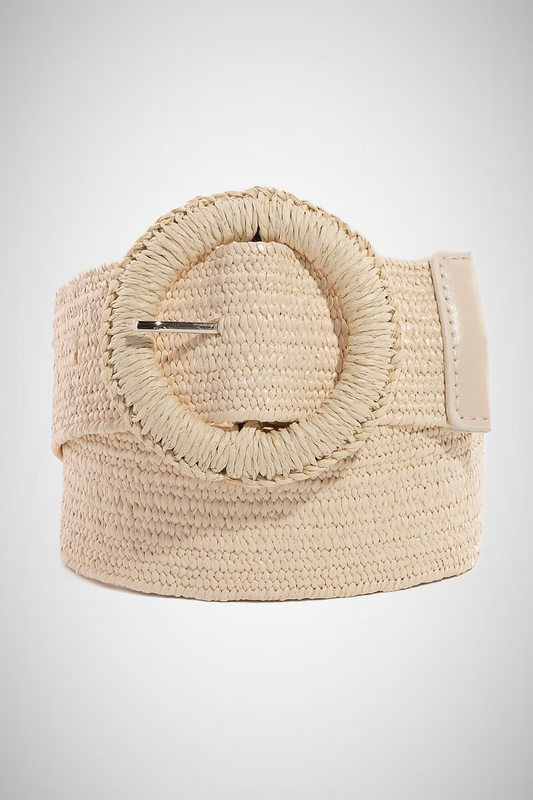 Braided Hoop Buckle Elastic Belt (8258937946320)