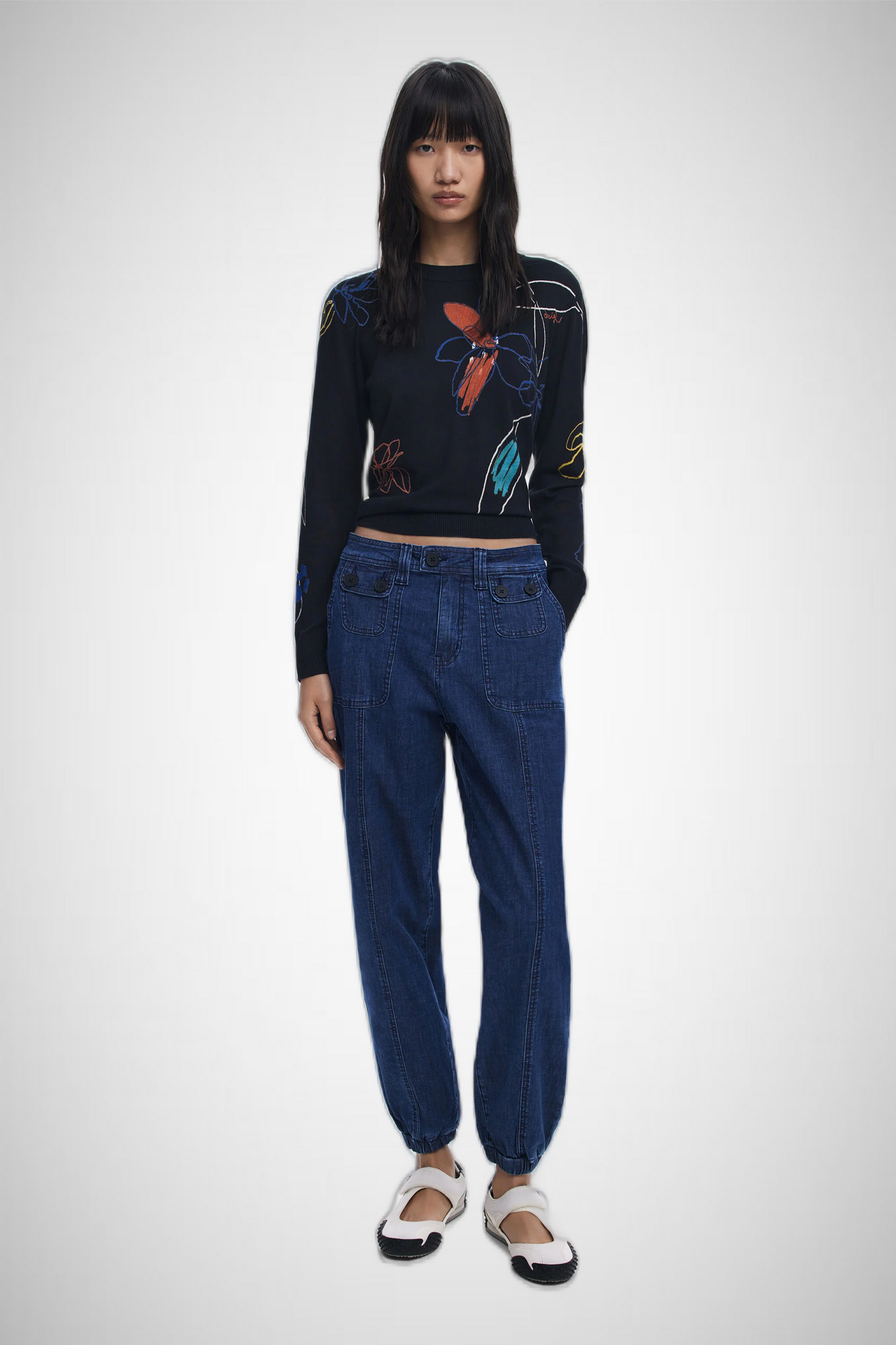 Jogger Jeans With Cuffs (8337562108112)