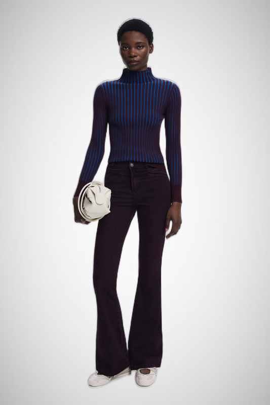 Fitted Ribbed Sweater (8337562501328)