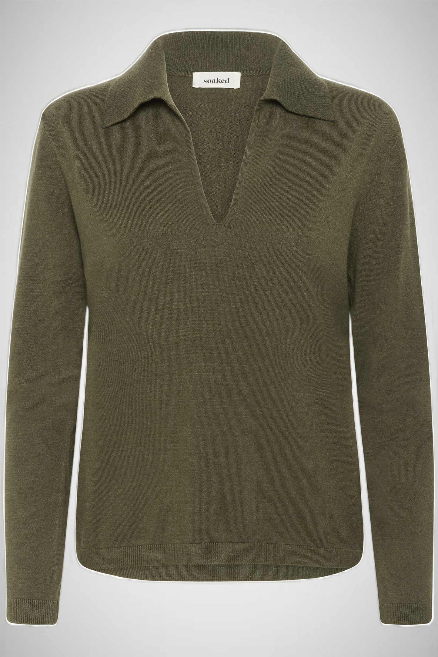 Spina Regular Polo Pullover Ls (8342365077712)