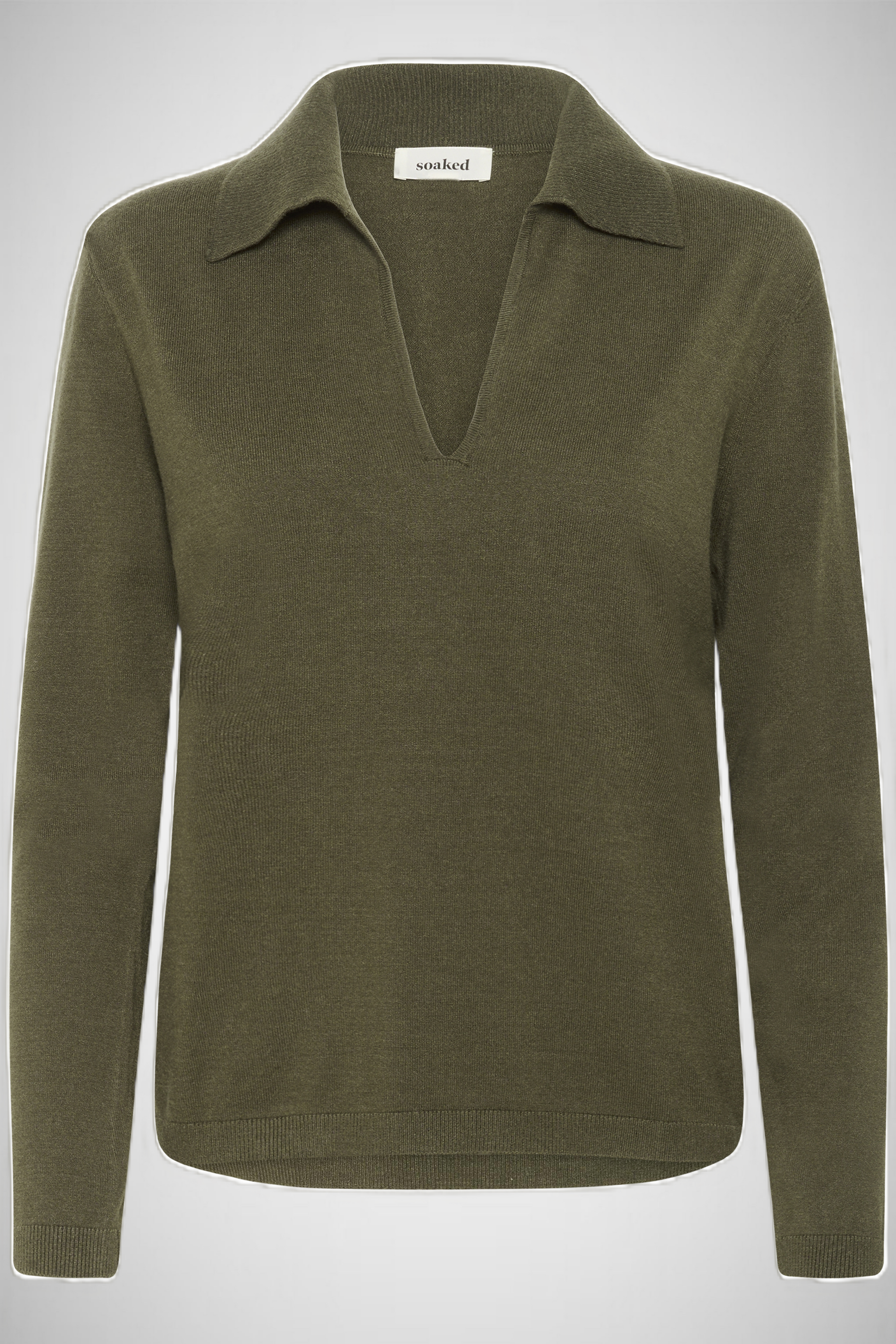 Spina Regular Polo Pullover Ls (8342365077712)